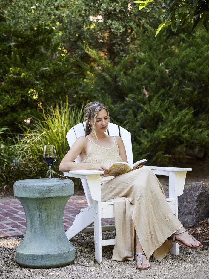 woman reading