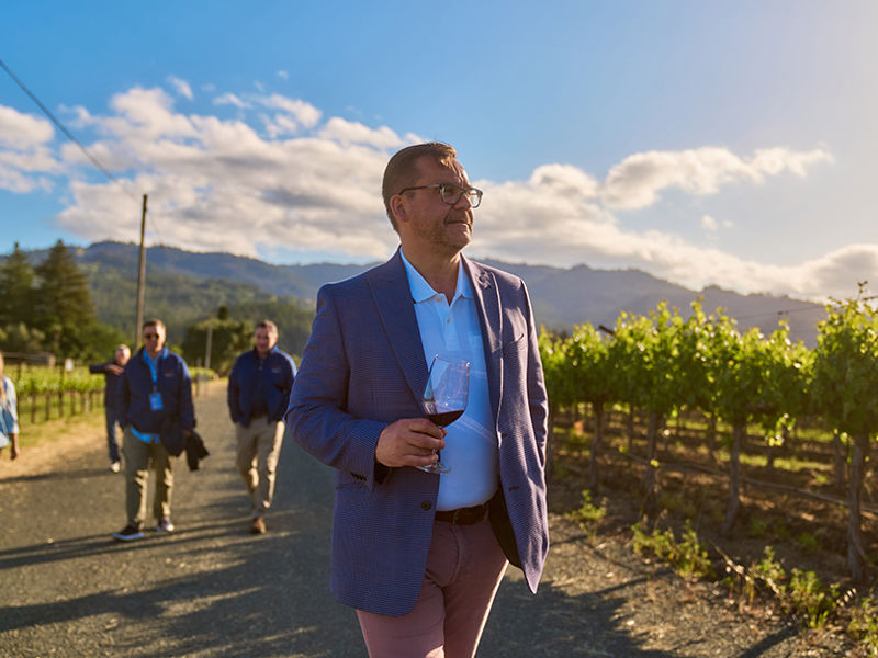 Vineyard walk