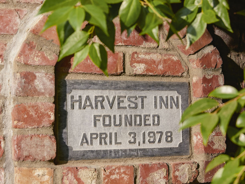 harvest inn plaque